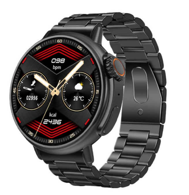 MT30 Smart Watch Ultra Long Range Waterproof - Black Steel