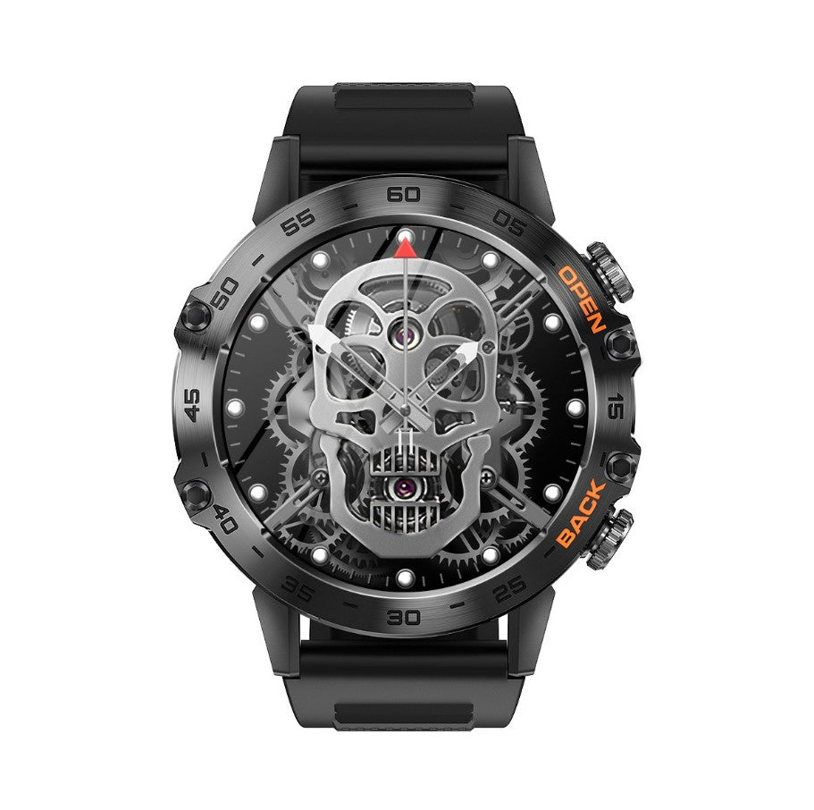 Smart Watch K52 Watches Men Wome Sports Fitness Modes Bluetooth Call Health Monitor 400mah 1.39Inch HD Smartwatch - Black